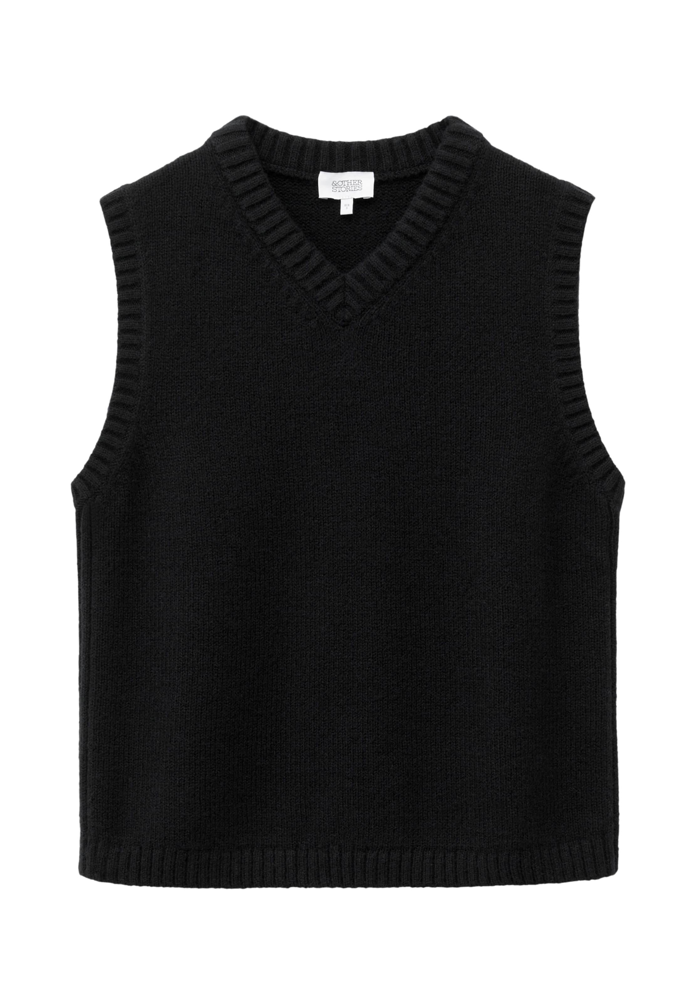 & Other Stories - Pullover em preto: frente