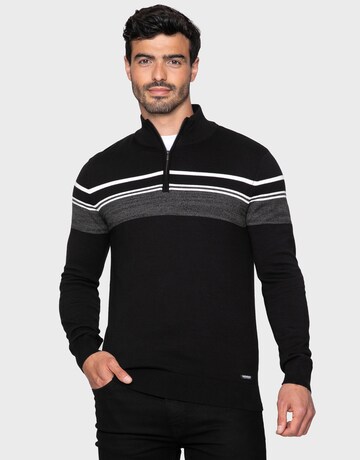 Threadbare Sweater 'Bradley' in Black: front