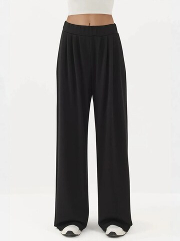 Hiccup Wide Leg Hose in Schwarz
