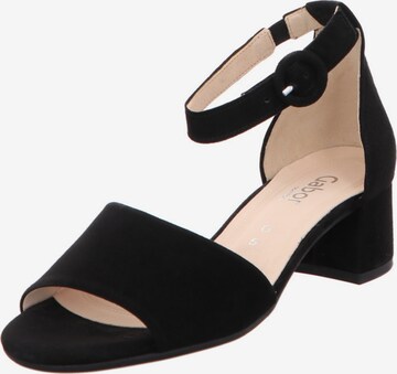 GABOR Sandals in Black: front