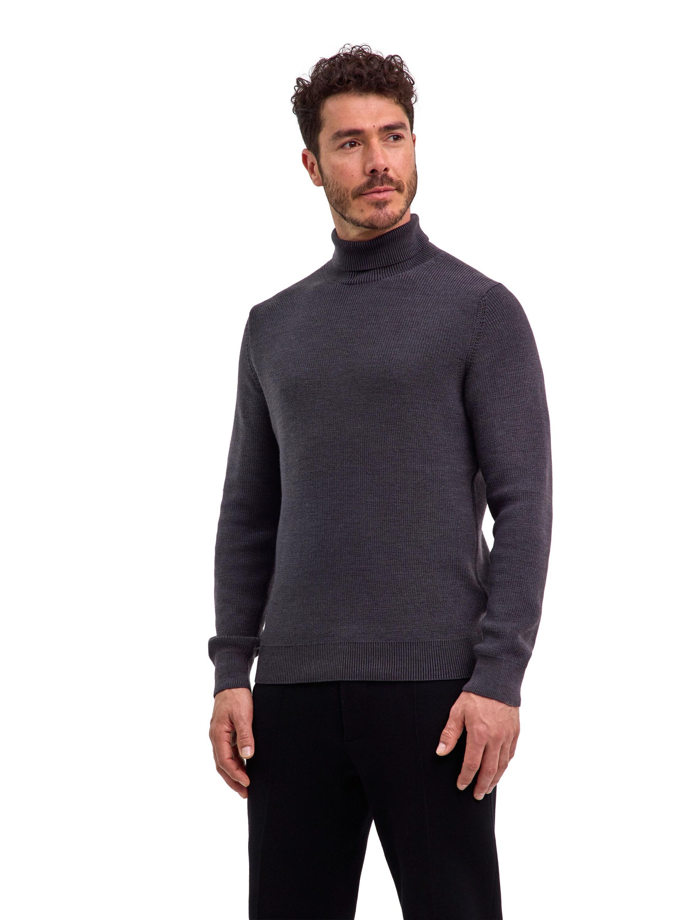 FALKE Sweater 'Perlfang' in Grey: front