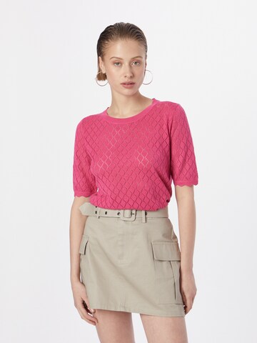 VILA Pullover 'MYLIE' in Pink: Vorderseite