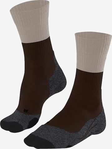 FALKE Sportsocken 'TK2 Explore' in Braun: Vorderseite