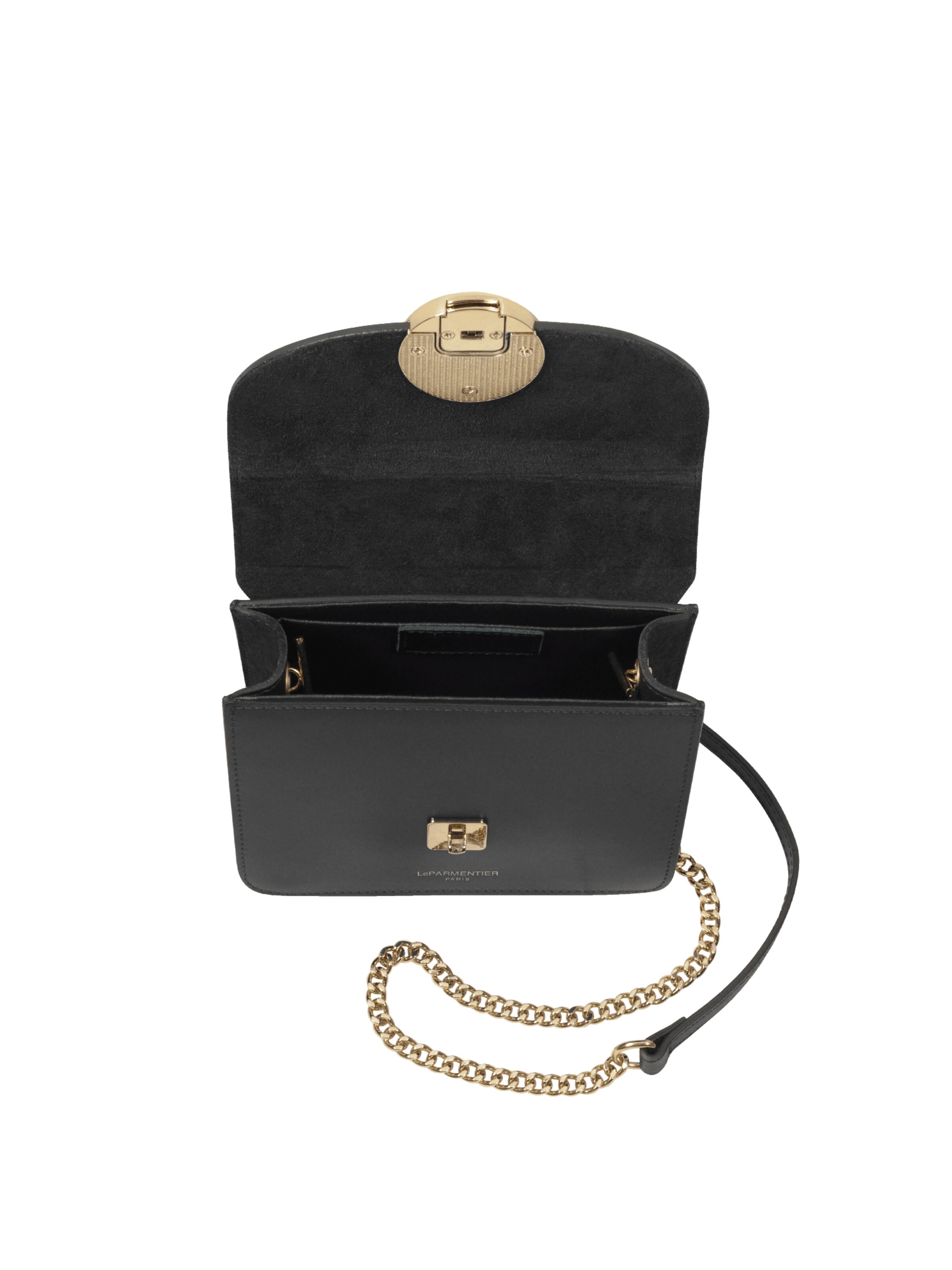 LeParmentier Schoudertas 'New Ondina Mini' in Zwart