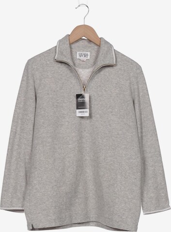 ESCADA SPORT Sweatshirt & Zip-Up Hoodie in M in Grey: front