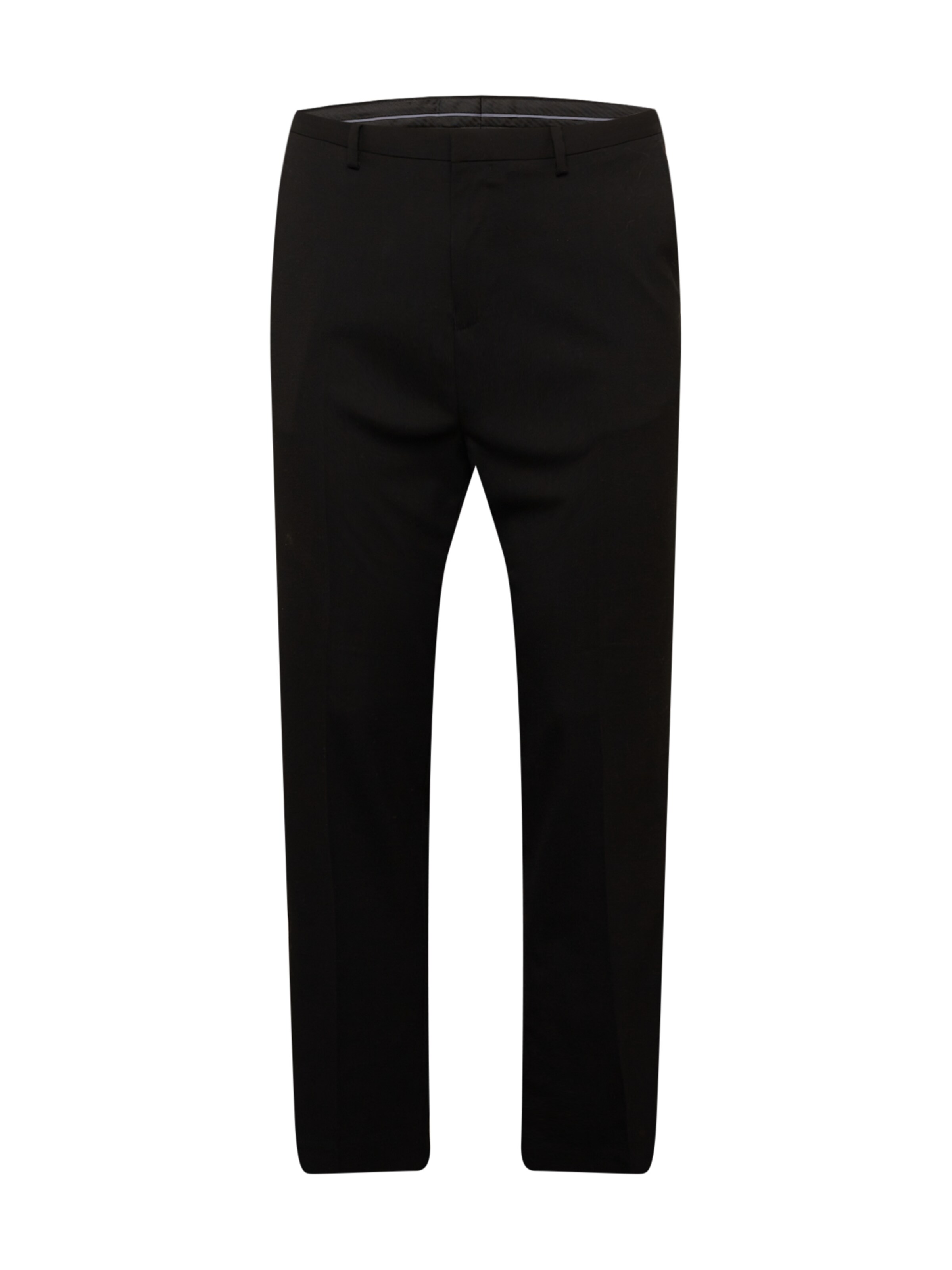 BURTON MENSWEAR LONDON Regular Trousers in Black: front