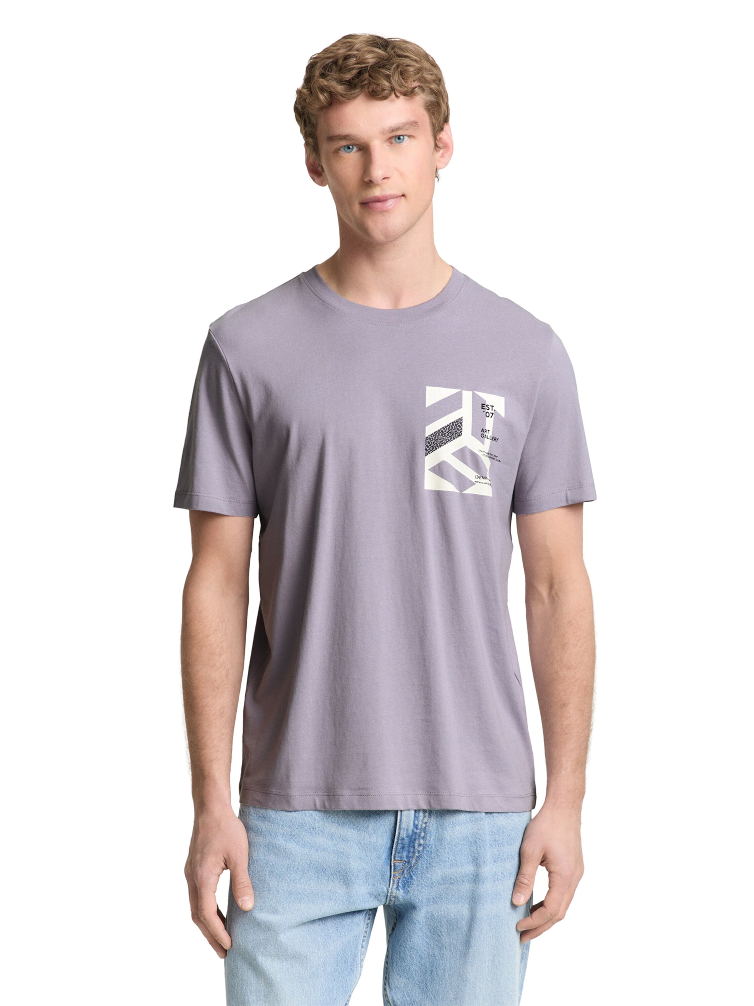 TOM TAILOR DENIM - Camiseta en lila: frente