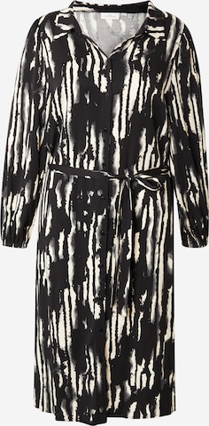 ONLY CarmakomaKošulja haljina 'CARMIKAELA' - crna boja: prednji dio