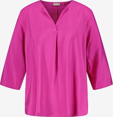 Bluză de la SAMOON pe roz: față