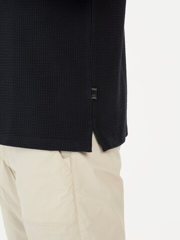 CAMEL ACTIVE Poloshirt aus einem Baumwollmix in Blau