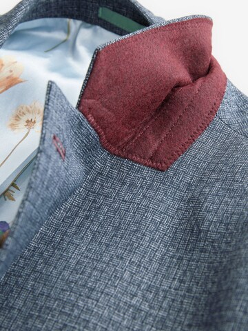 Coupe regular Veste de costume Next en bleu