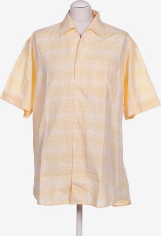JUPITER Button Up Shirt in M in Yellow: front
