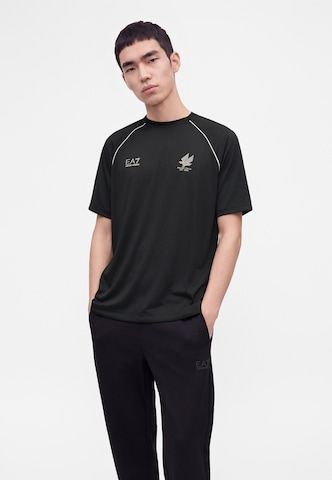 EA7 Emporio Armani Λειτουργικό μπλουζάκι σε μαύρο