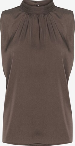 Camicia da donna 'Aileen' di SAINT TROPEZ in marrone: frontale