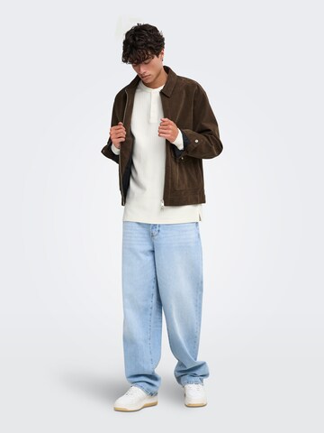 Only & Sons Tussenjas 'ONSSINCLAIR' in Bruin