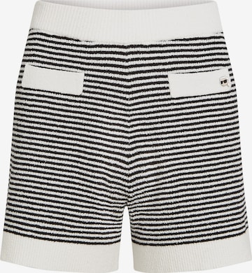 Karl Lagerfeldregular Hlače 'Ikon' - crna boja: prednji dio