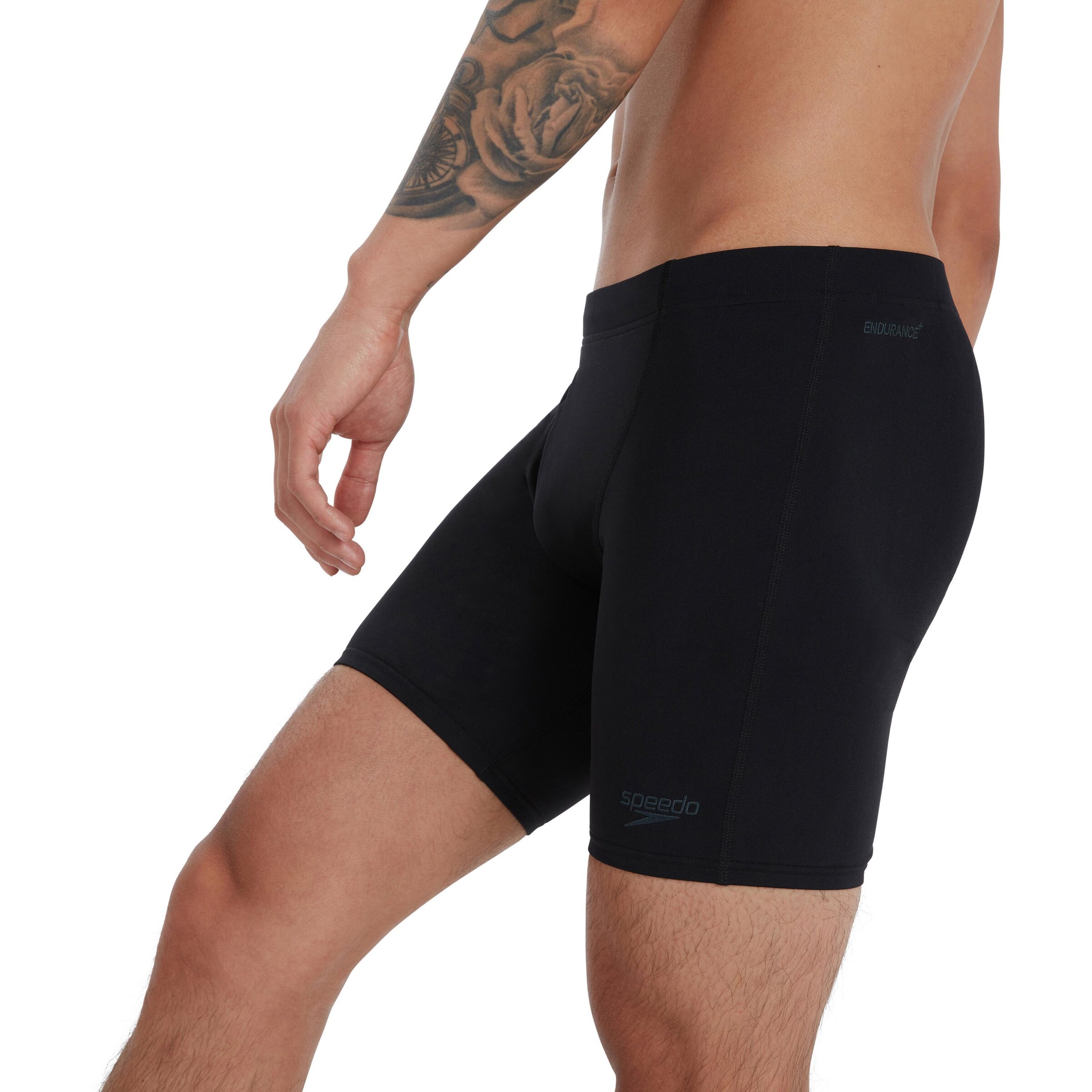 SPEEDO Athletic Swim Trunks in Black
