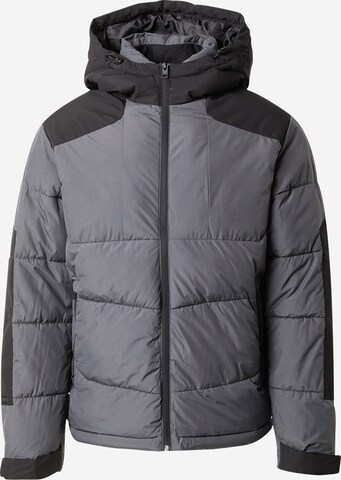 JACK & JONES - Casaco de inverno 'Otis' em cinzento: frente