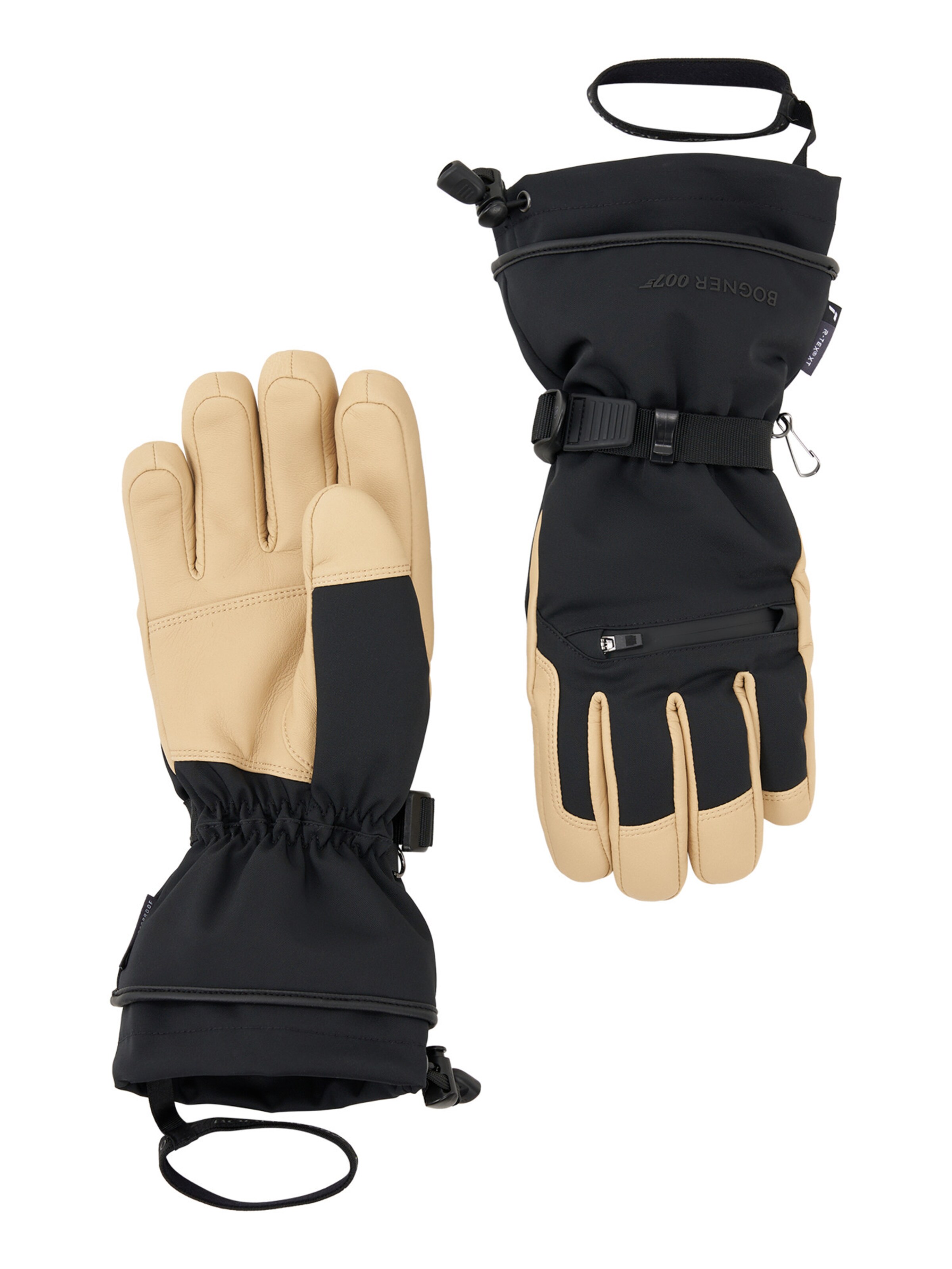 BOGNER Sports gloves 'Adriano 007' in Beige: front