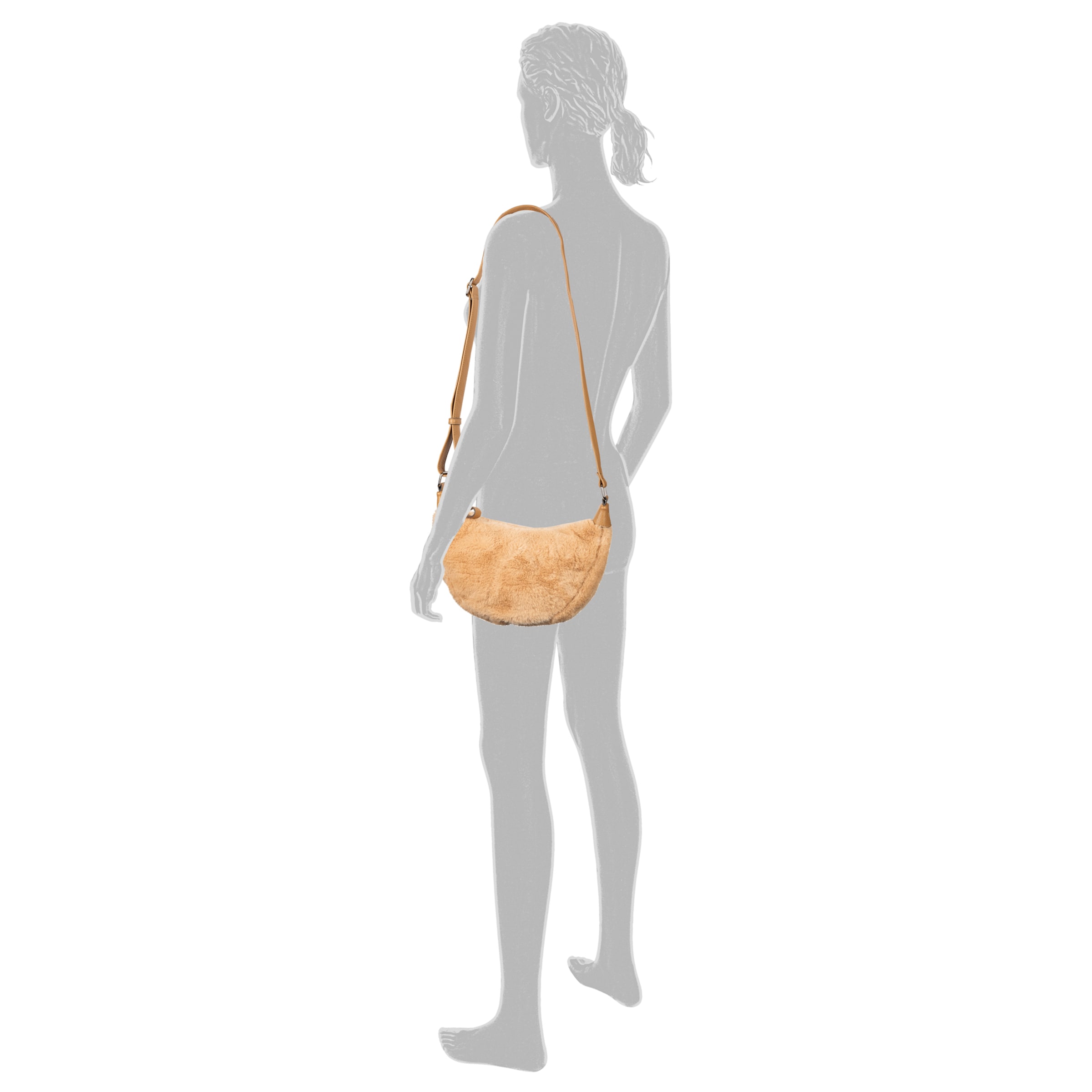 TOM TAILOR DENIM Crossbody Bag in Beige