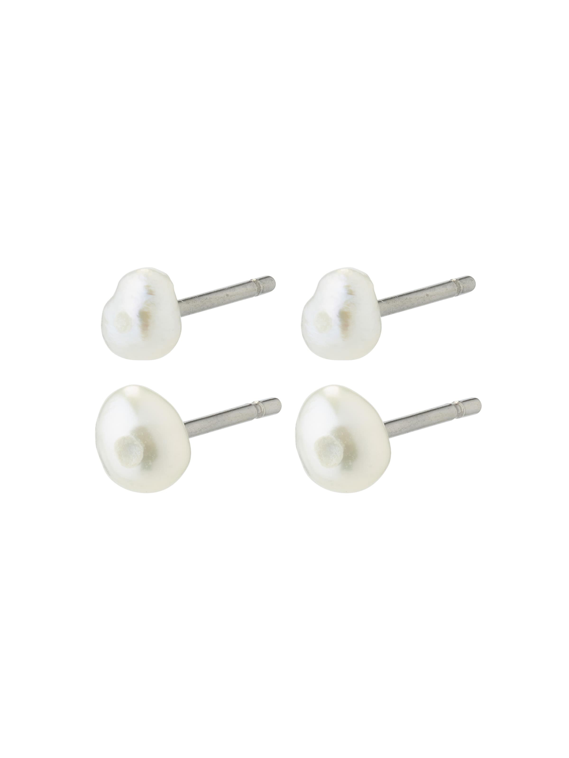 Boucles d'oreilles 'Johanne' Pilgrim en or : devant