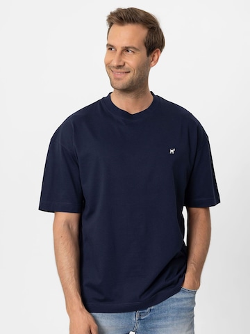 Williot - Camisa 'Massa' em azul: frente