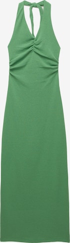 Pull&BearPletena haljina - zelena boja: prednji dio