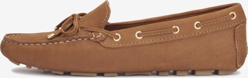 Kazar Moccasins in Brown: front