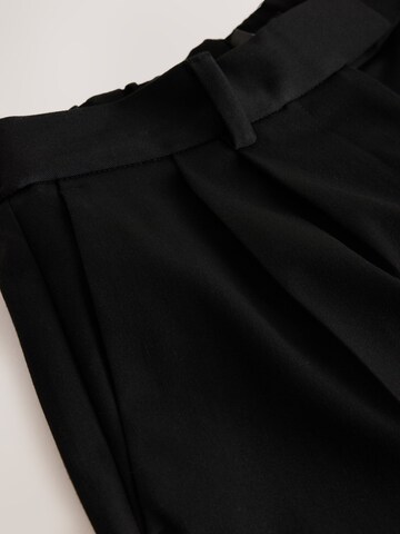 Next Wide leg Pleat-Front Pants in Black