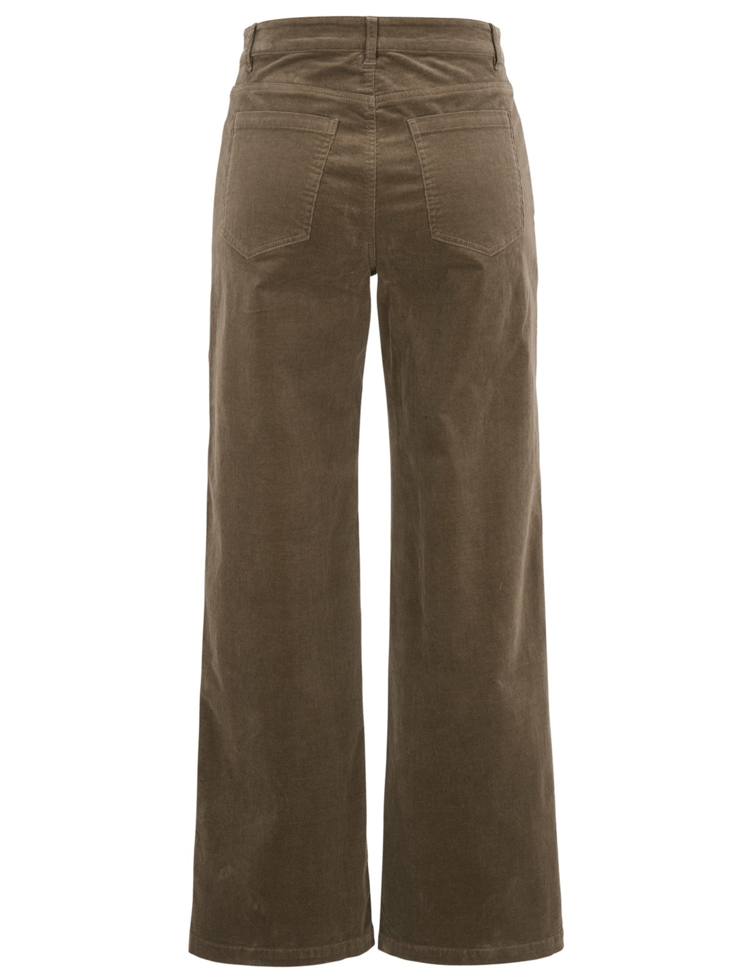 Cellbes of Sweden Wide leg Broek in Groen