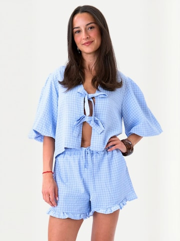 ITS MAY Top ' Ambra ' in Blau: Vorderseite