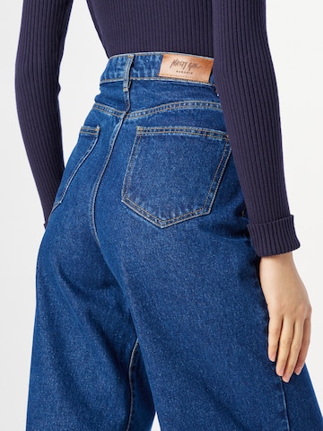 Nasty Gal Wide leg Jeans in Blue