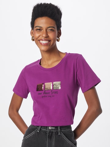 MORE & MORE Shirt in Purple: front