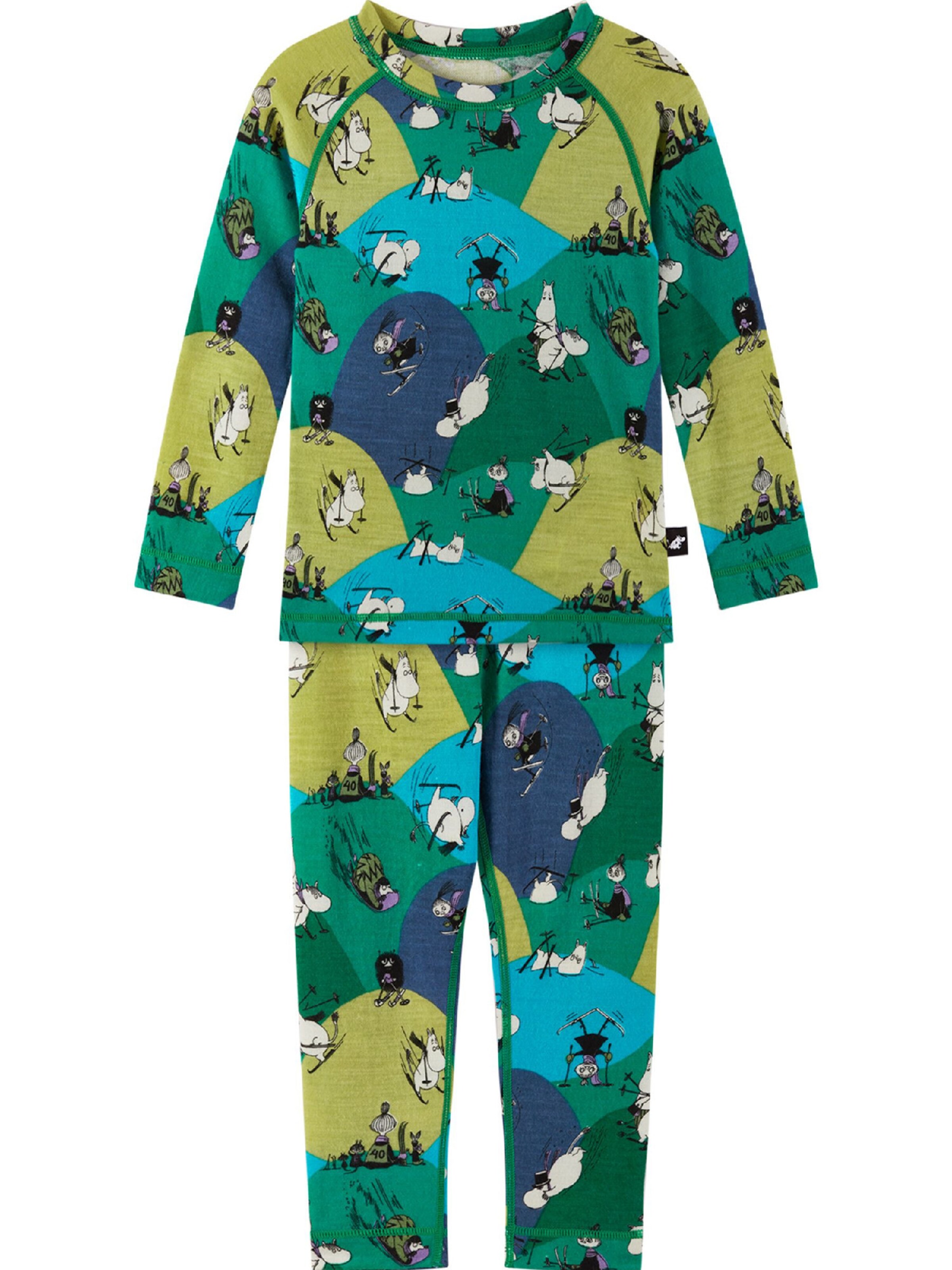 Reima Set 'Moomin' in Grün: Vorderseite