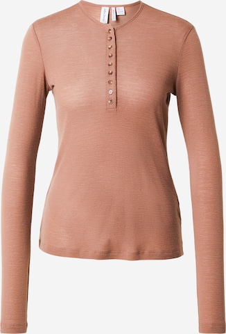 & Other Stories T-shirt i brun: framsida