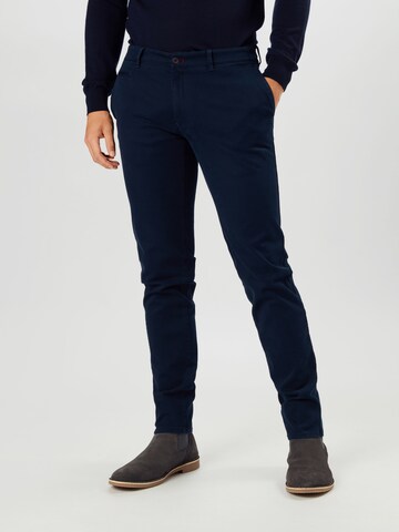 BRAX Regular Chino 'Fabio' in Blauw: voorkant