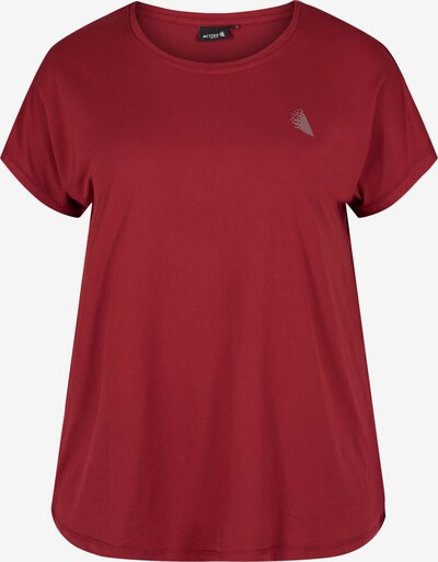 Active by Zizzi T-Shirt 'Abasic' in dunkelrot, Produktansicht