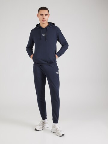 EA7 Emporio Armani Обычный Костюм для бега в Синий: спереди