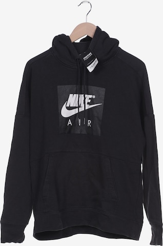 NIKE Sweatshirt & Zip-Up Hoodie in L in Black: front