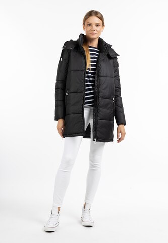 DreiMaster Maritim Winter Coat in Black