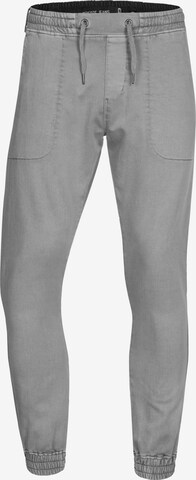 INDICODE JEANS Regular Cargo Pants in Grey: front