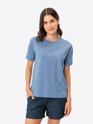 VAUDE Functioneel shirt 'Mineo' in Blauw: voorkant