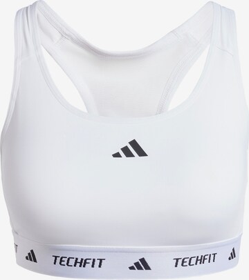 ADIDAS PERFORMANCE Bralette Sports Bra in White: front