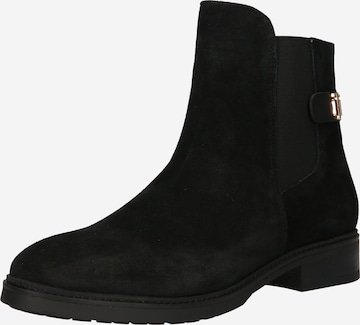 TOMMY HILFIGER - Botas chelsea em preto: frente