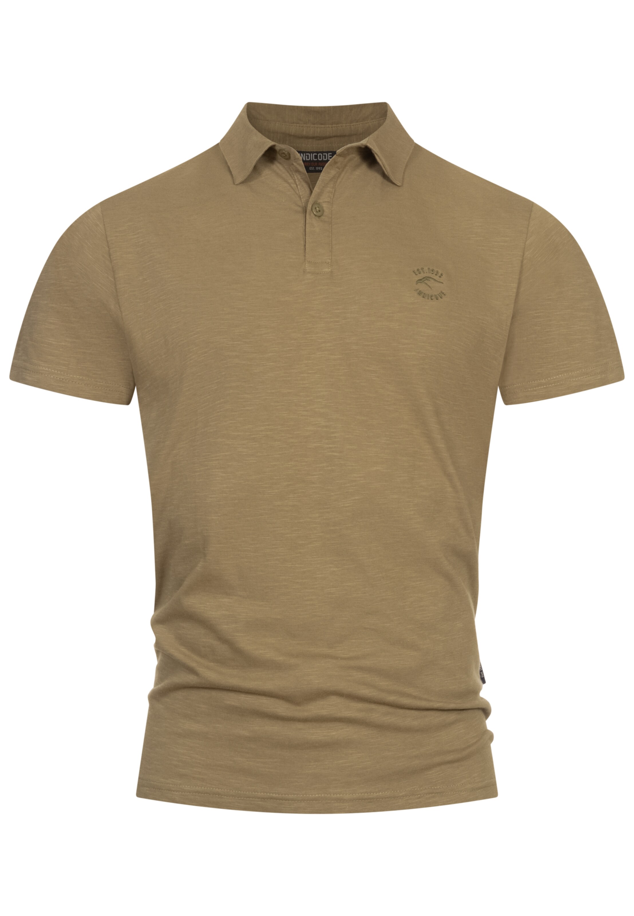 INDICODE JEANS Shirt 'Eddard' in Groen: voorkant