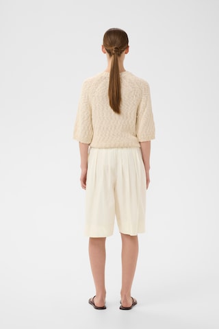 InWear Loosefit Kalhoty 'HAZEIW' – bílá