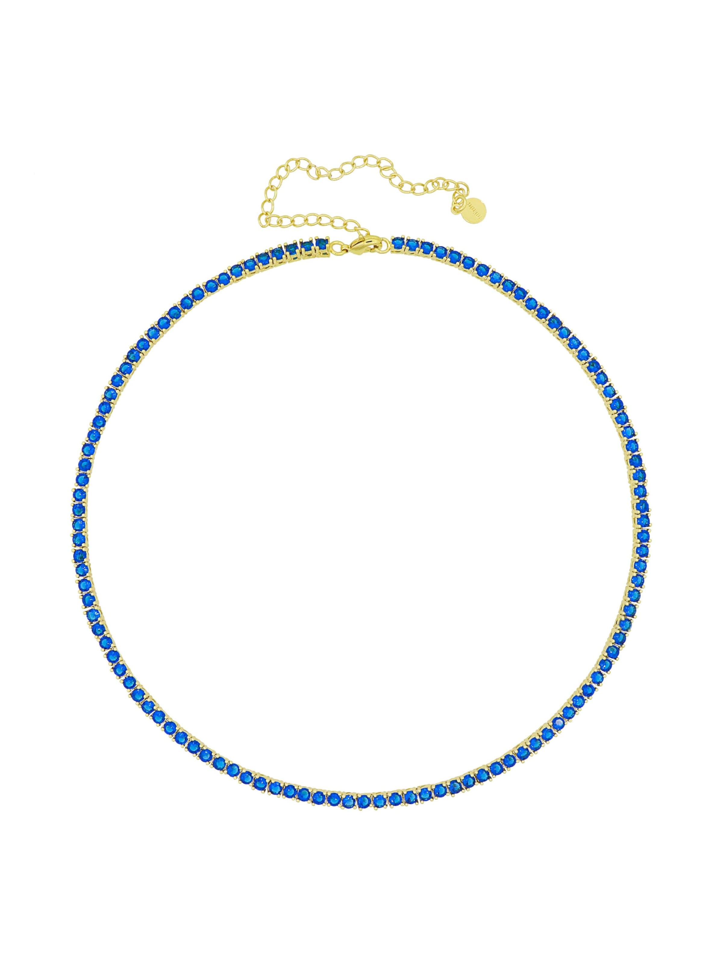 Fashionbox Necklace in Blue: front