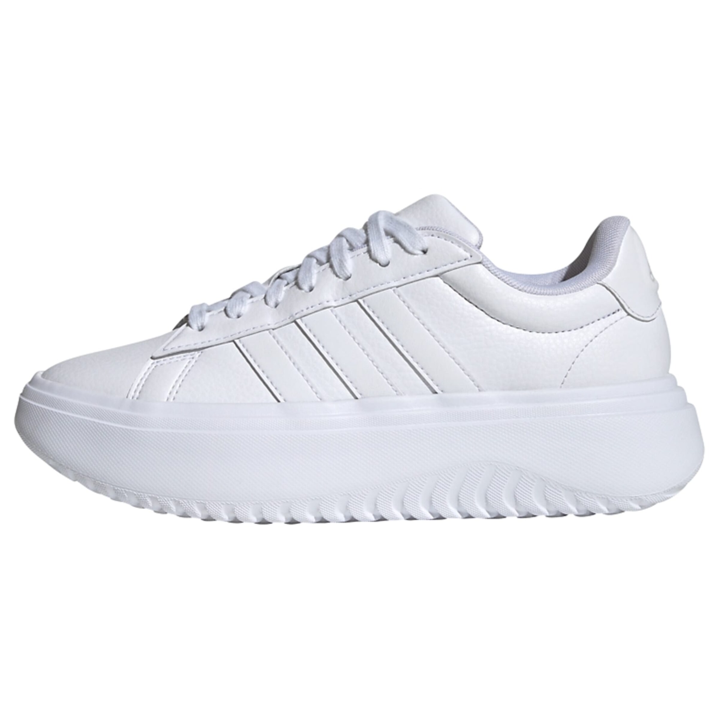 Baskets basses 'Grand Court' ADIDAS SPORTSWEAR en blanc : devant