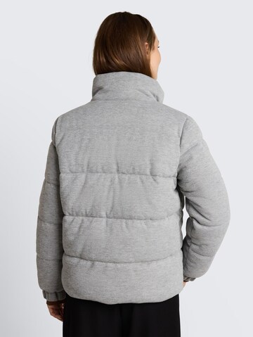 TOM TAILOR DENIM Winterjacke in Grau