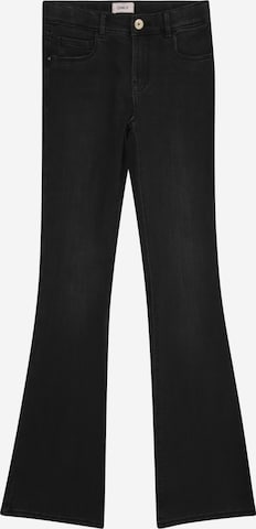 juoda ONLY GIRLS Kliošinis Džinsai 'KOGRAIN': priekis